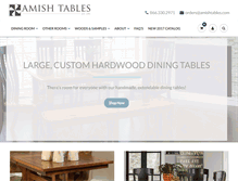 Tablet Screenshot of amishtables.com